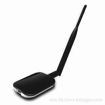 High-powered Wireless USB Adapter with 5dBi Antenna and 500mW Power